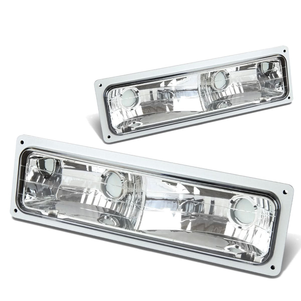 94-98 Chevrolet C10 Chrome Bumper Lights 2PC
