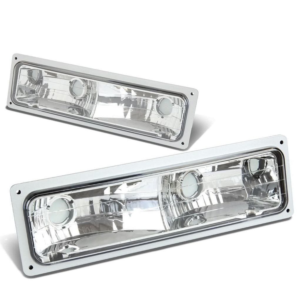 94-98 Chevrolet C10 Chrome Bumper Lights 2PC