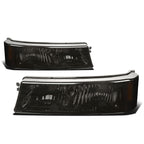 03-07 Chevrolet Avalanche Silverado Smoke Amber Corner Bumper Lights