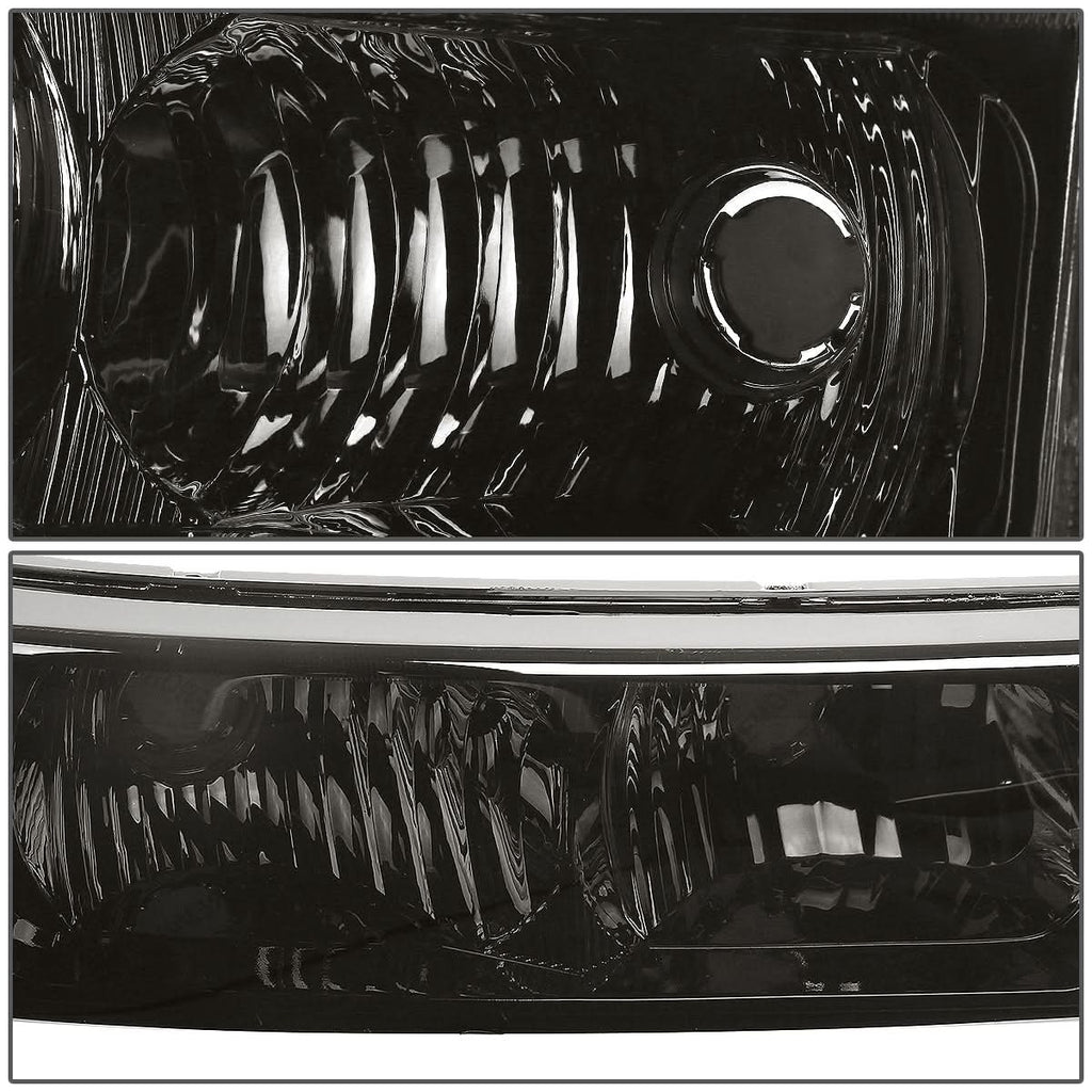 03-07 Chevrolet Avalanche Silverado Smoke Amber Corner Bumper Lights