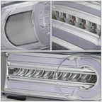 07-14 Toyota FJ Cruiser 3D Style LED DRL Bumper Lights - Chrome/Clear