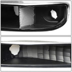99-07 GMC Sierra/Yukon Black Clear Corner Bumper Lights