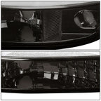 99-07 GMC Sierra/Yukon Smoke Corner Bumper Lights 2PC