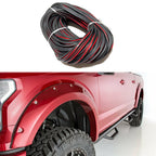 Universal 39'' T Rubber Molding Tape Black Front Hood Protector Guard