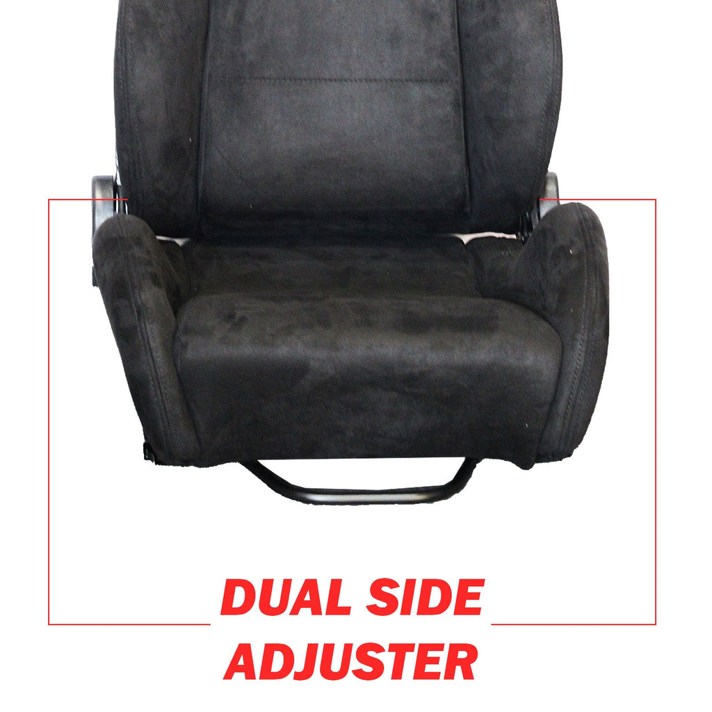 Reclinable Slider Seats For Recaro SR3 Style Civic Integra DC2 EK9 EK EG ITR CTR - Bull Boost Performance