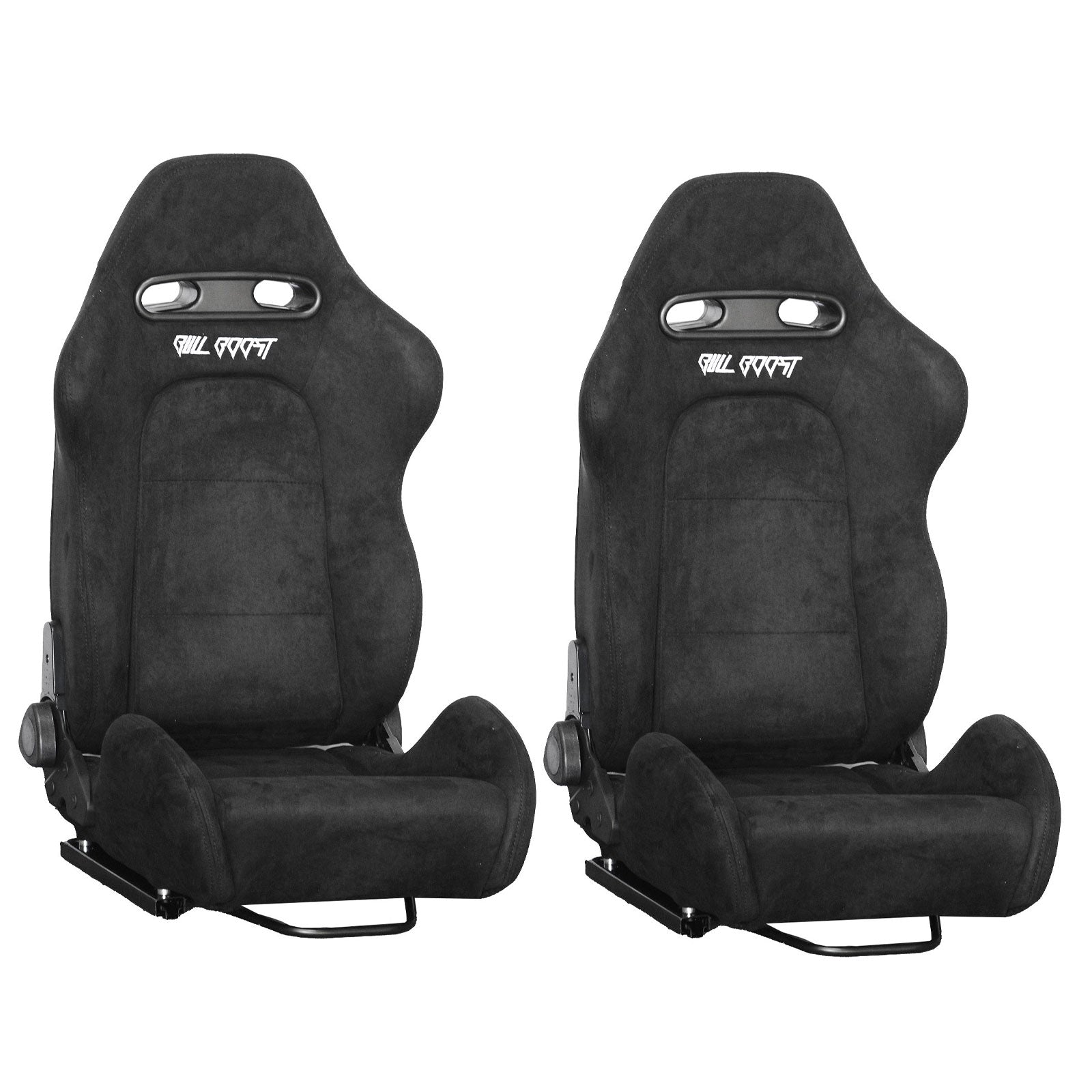 Bull Boost Adjustable Racing Lowered Ultra Max Bucket Seat w/ Seat Rails - Bull Boost Performance