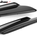 Universal Fit 36CM 2PC Front Bumper Lip Canards Carbon Fiber Print