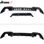 2019-2022 BMW G20 3-Serie 330i Gloss Black Rear Bumper Lip Diffuser PP