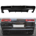 2014-2015 Chevy Camaro ZL1 Matte Black Rear Diffuser Bumper Lip PP
