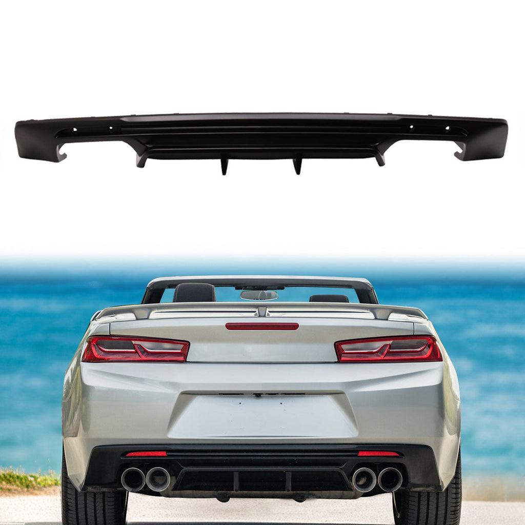 Rear Diffuser for 2016-2023 Chevy Camaro Quad Exhaust