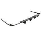 2011-2014 Dodge Charger 4 Fin Unpainted Black Rear Bumper Diffuser PU