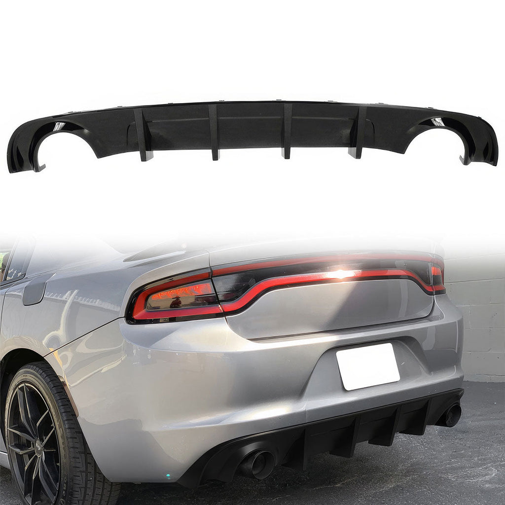 Rear Diffuser Splitter for 2015-2024 Dodge Charger Base SXT  PP