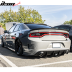 2015-2023 Dodge Charger Rear Bumper Diffuser w/ LED Brake Light Lamp