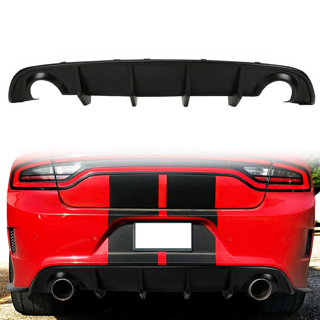 2015-2024 Dodge Charger SRT V2 Rear Diffuser with Reflective Tape PP
