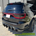 2011-2024 Dodge Durango Rear Bumper Lip Diffuser V1 Matte Black Apron