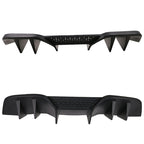 2015-2017 Ford Mustang R-Spec V2 Style Unpaint Rear Bumper Diffuser PP