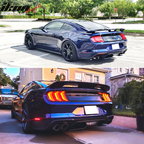 2018-2024 Ford Mustang GT Unpainted Black Rear Bumper Diffuser