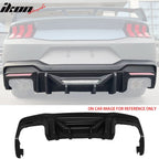 2024-2025 Ford Mustang Rock Style Gloss Black Rear Diffuser Lip PP