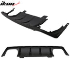 2016-2020 Honda Civic Sedan Unpainted Black Rear Bumper Diffuser PP
