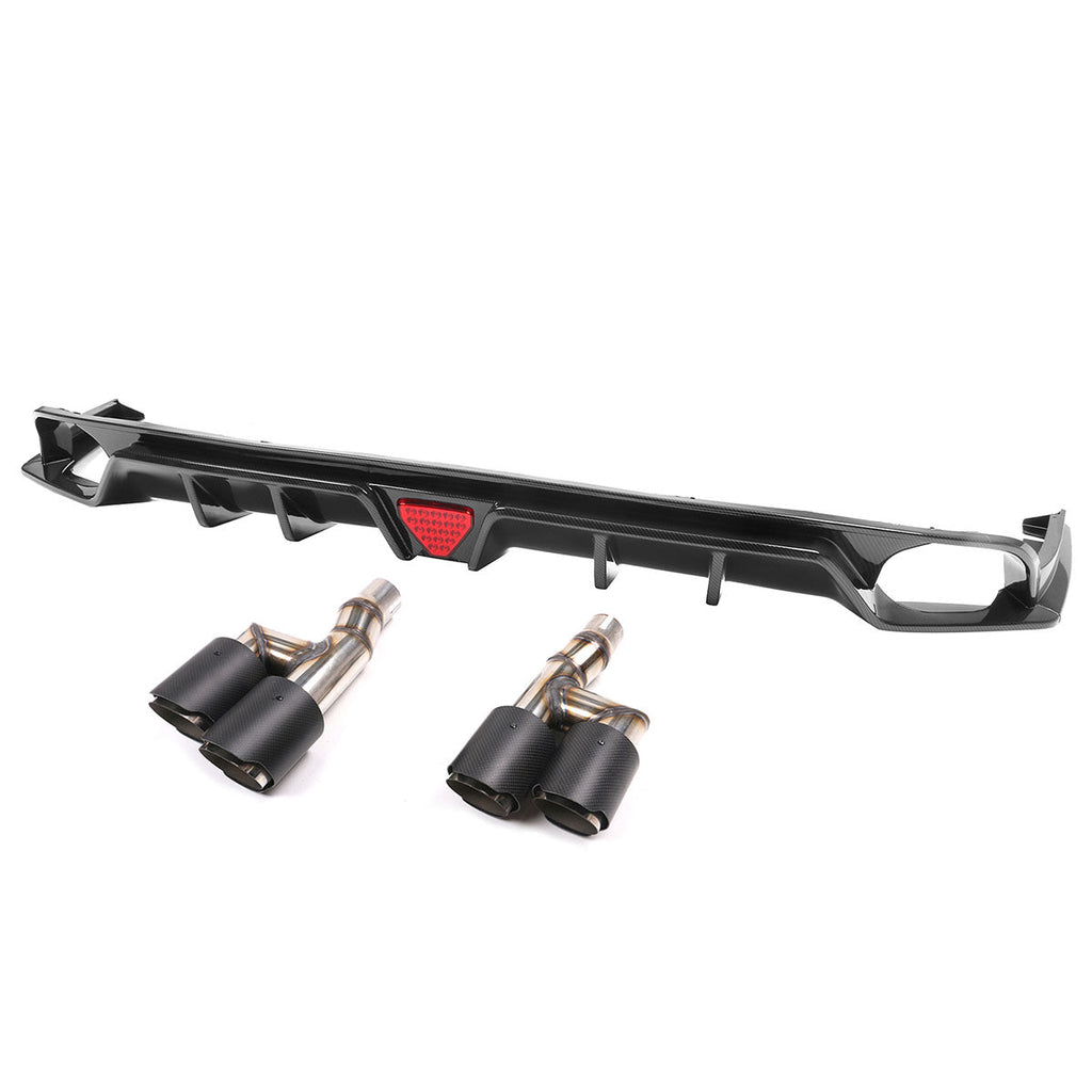 2022-2023 Honda Civic Sedan 4-Door Rear Bumper Diffuser Lip 3PC PP