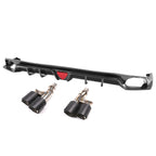 2022-2023 Honda Civic Sedan 4-Door Rear Bumper Diffuser Lip 3PC PP