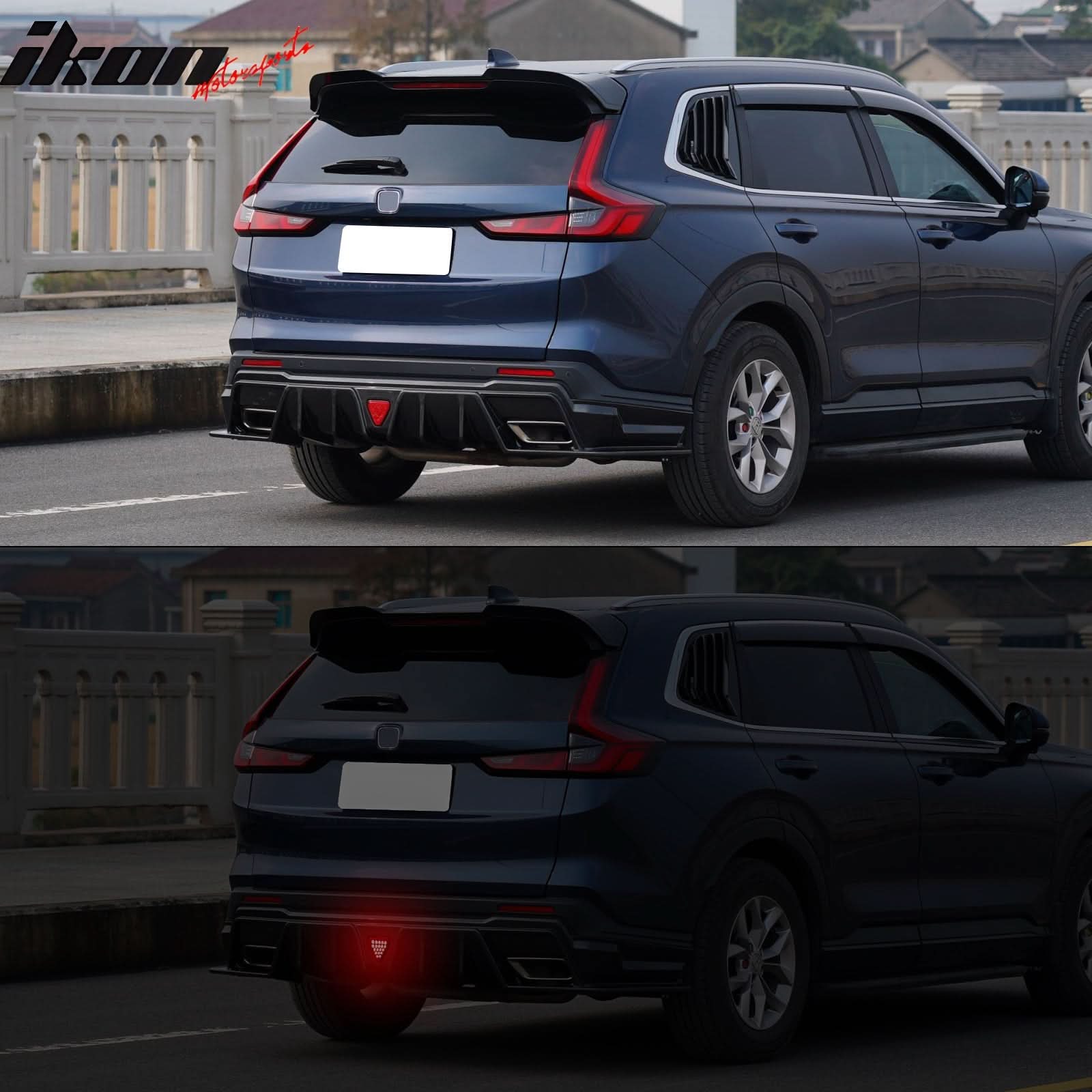 2023-2025 Honda CR-V Rear Diffuser Lip W/ LED PP