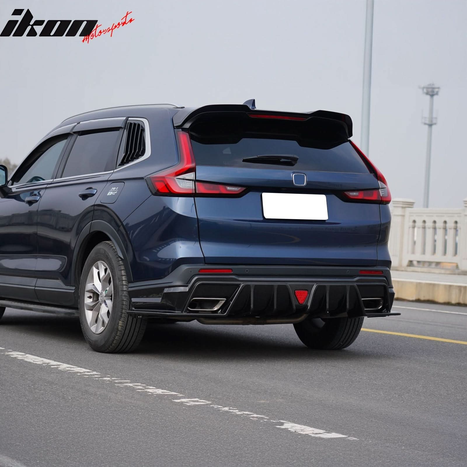 2023-2025 Honda CR-V Rear Diffuser Lip W/ LED PP