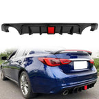 2018-2024 Infiniti Q50 LED Brake Light Rear Bumper Diffuser Lip PP
