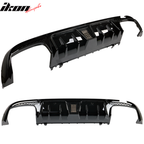 2015-2018 Benz W205 C-Class C63 AMG Gloss Black Rear Diffuser
