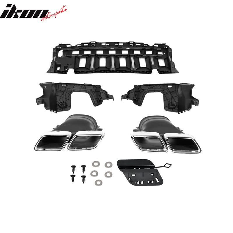 2017-2018 Benz E-Class W213 AMG Style Unpaint Rear Bumper Diffuser PP
