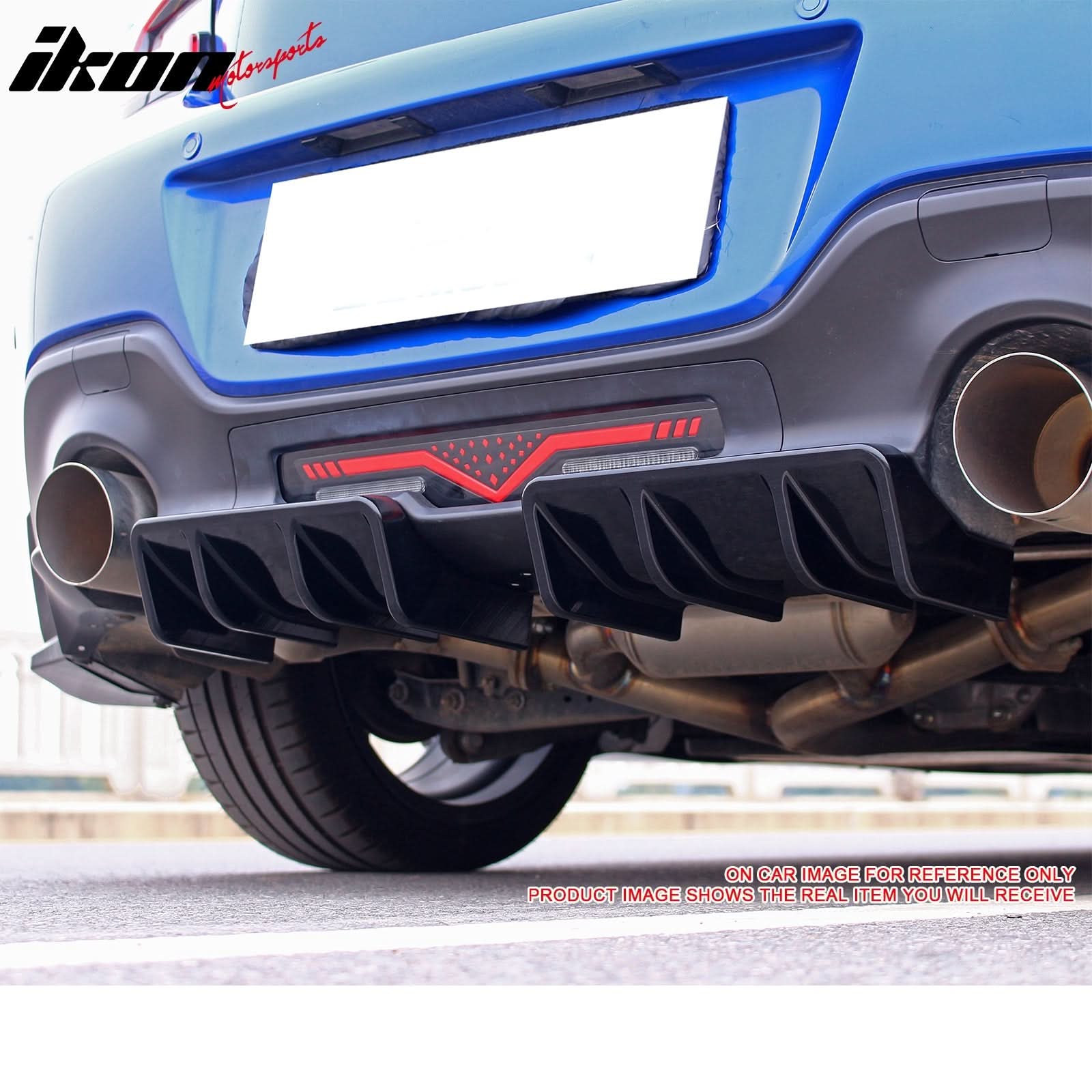 2022-2025 Subaru BRZ&Toyota GR86 JDM Carbon Fiber Print Black Rear Dif