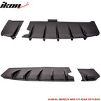 2002-2003 Subaru Impreza WRX STI HT Style Rear Bumper Diffuser ABS