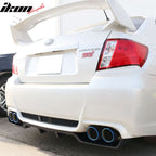 2011-2014 Subaru Impreza WRX STI Texture Black Rear Diffuser ABS