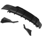 2017-2024 Tesla Model 3 Rear Diffuser with Aprons  IKON Style 3PC