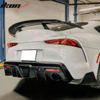 2020-2025 Toyota GR Supra AG Style Rear Diffuser Gloss Carbon Fiber
