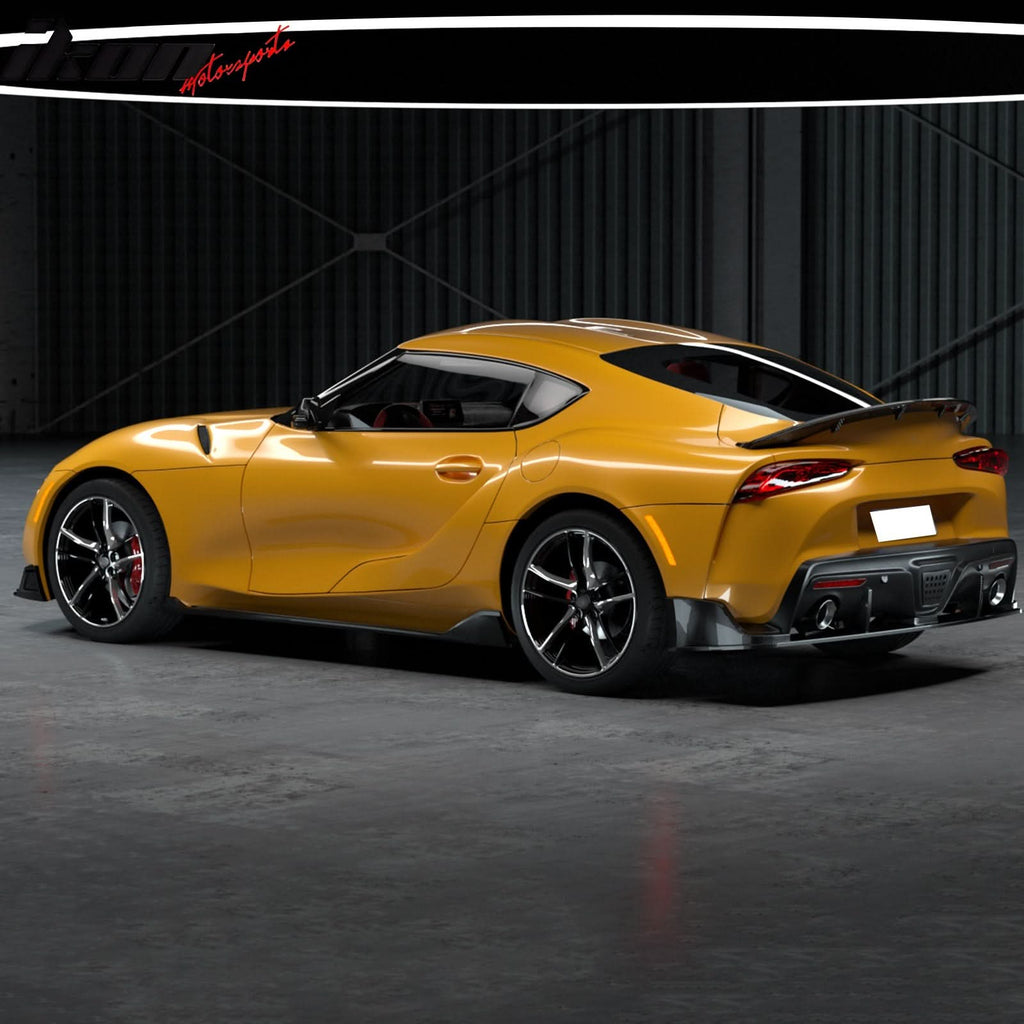 2020-2025 Toyota GR Supra MZ Spped Rear Bumper Lip Gloss Carbon Fiber