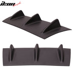 2008-2013 BMW M3 E90 E92 E93 3Fin Matte Black Rear Bumper Diffuser ABS