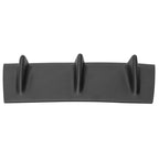 Universal 14" x 6" Ikon Style Matte Black Rear Bumper Lip Diffuser ABS