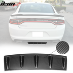 23" x 6" Universal Rear Bumper Diffuser Lip 5 Shark Fins Under