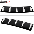 23" x 6" Universal Rear Bumper Diffuser Lip 5 Shark Fins Under