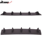 2003-2006 Infiniti G35 2DR V1 Matte Black Rear Bumper Lip Diffuser ABS