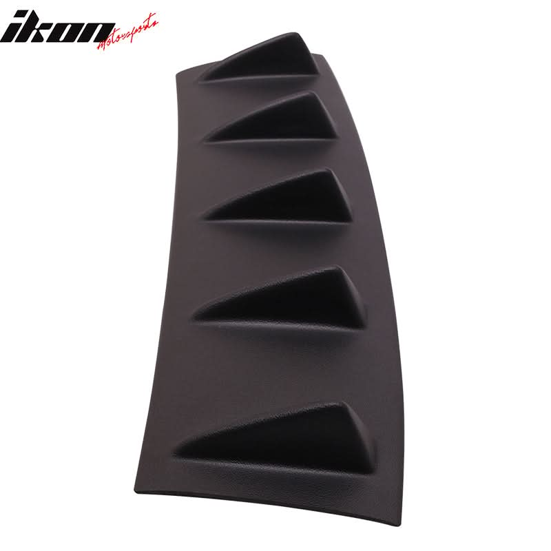 2006-2013 BMW 3 Series V1 Matte Black Rear Bumper Lip Diffuser ABS