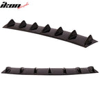 Kia Optima V1 Style 7 Fins Gloss Black Rear Bumper Diffuser ABS