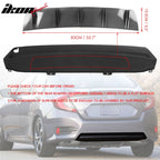 Universal Rear Bumper Diffuser Shark Fin 2PCS Design 33 PP
