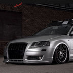 2006-2009 Audi A3 Euro Style Black Front Lip Spoiler & Splitter PU
