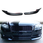 2006-2008 Audi A4 B7 Euro style Unpainted Black Front Lip Splitter PU