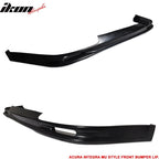 1992-1993 Acura Integra MU Style Unpainted Black Front Bumper Lip PU