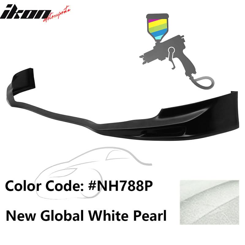 2011-2014 Acura TSX Painted Front Bumper Lip Spoiler PU