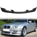 1999-2001 BMW E46 Euro Style Black Front Lip SplitterChin Spoiler PU