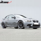 2008-2013 BMW M3 H Style Unpainted Black Front Bumper Lip Spoiler PU